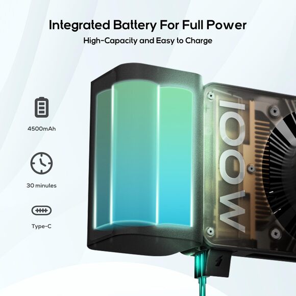 ZHIYUN CINEPEER CX100 COB LED Video Light with Battery Grip - Great Condition! - Picture 10 of 12